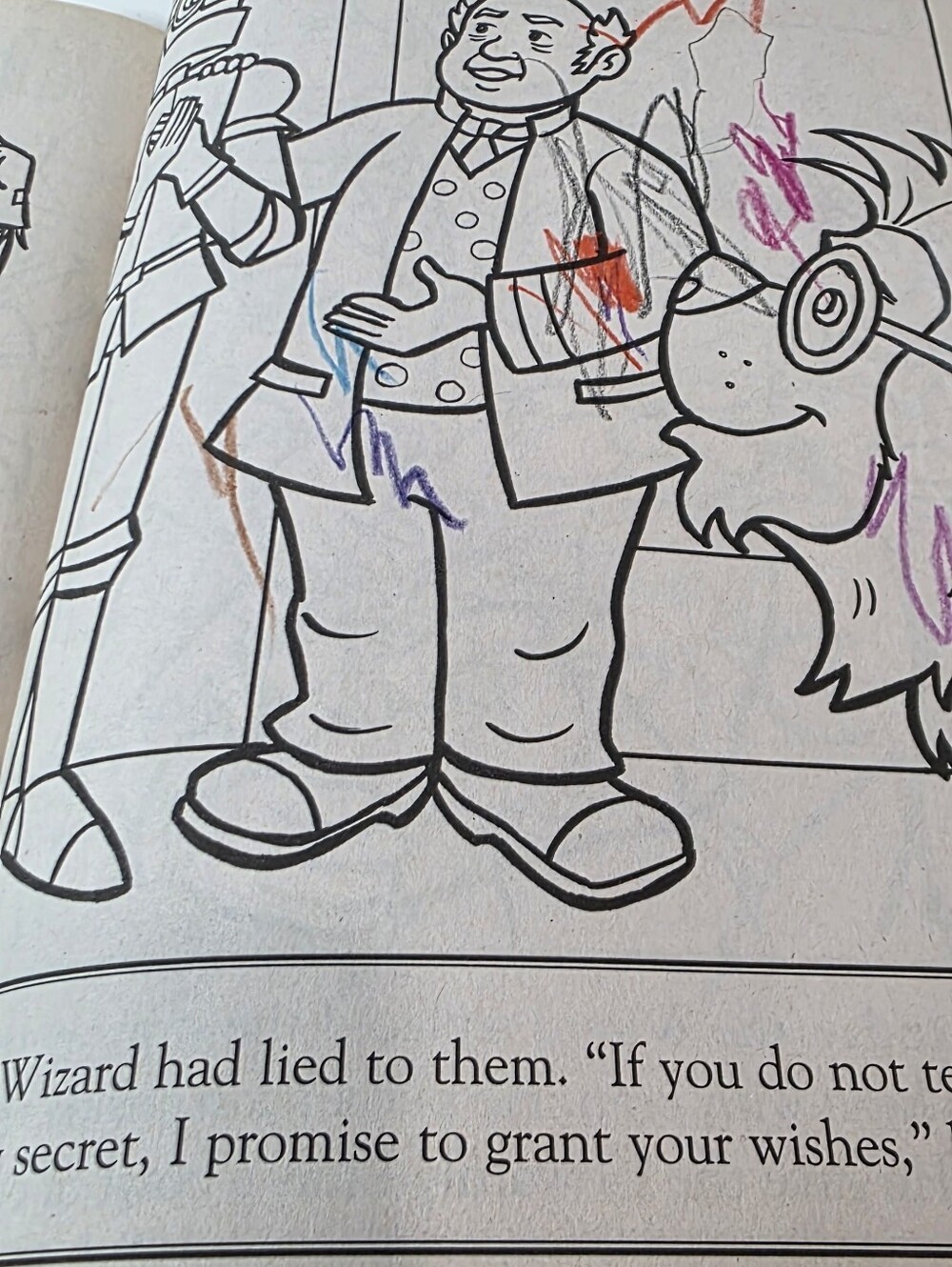 2009 The Wizard Of Iz Coloring Book - Picture 7 of 8